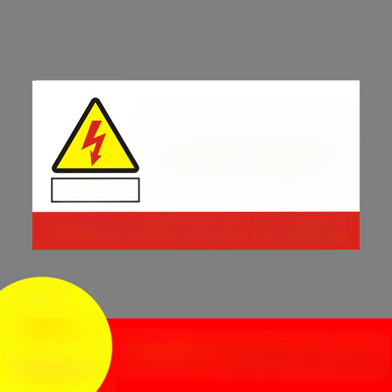 Siglă PVC de avertizare a pericolului electric pentru cutia de distribuție, etichetă de siguranță, dimensiuni 9×18 cm sau 15×30 cm