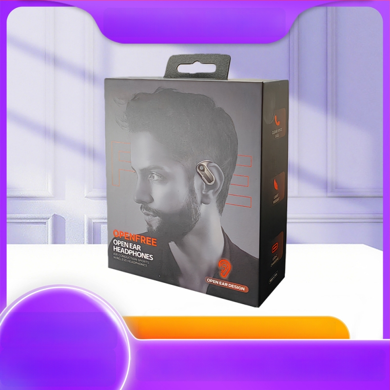 Ambalaj personalizat pentru căști Bluetooth, cutie color premium cu imprimare UV a logo-ului