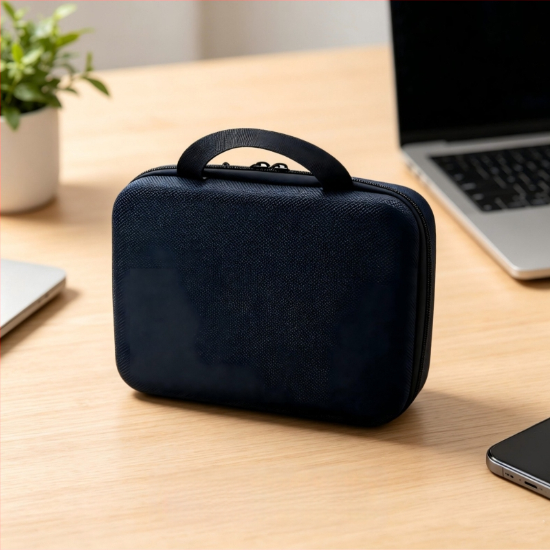Geantă EVA cu capacitate mare pentru accesorii 3C, husă rigidă din țesătură Oxford, etui multifuncțional pentru DJI PK4, personalizabilă, dimensiuni 21×16×7.5 cm