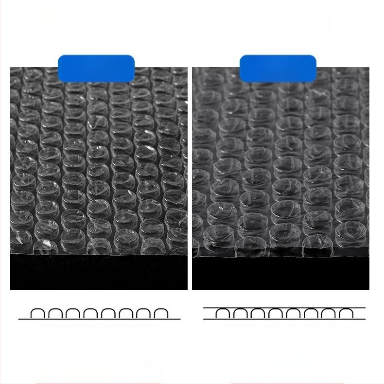 Rolă de folie cu bule, lățime 50 cm, dublu strat de bule pentru ambalare protejată