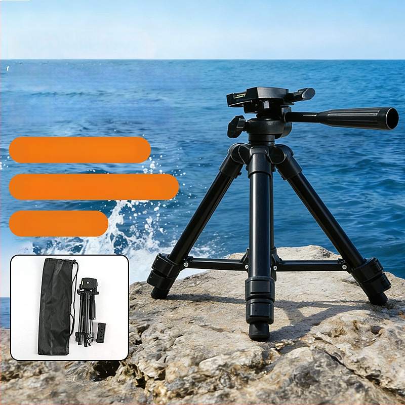 Trepied portabil pentru cameră și telefon, ideal pentru streaming live, DSLR și mirrorless