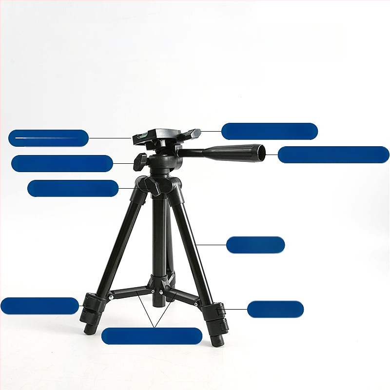 Trepied portabil pentru cameră și telefon, ideal pentru streaming live, DSLR și mirrorless