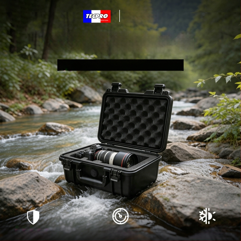Carcasă pentru unelte actualizată, cu protecție triplă, capacitate mare pentru echipamente foto, ceasuri și dispozitive digitale