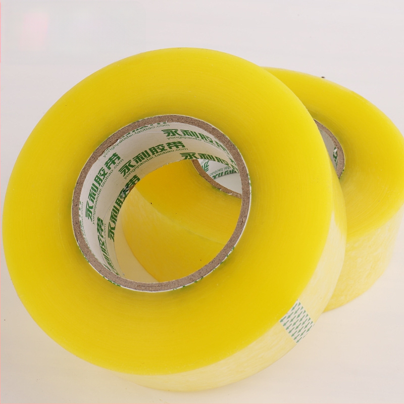 Bandă beige de ambalare 6 cm x 200 m pentru sigilare și ambalare, film BOPP, adeziv pe bază de apă