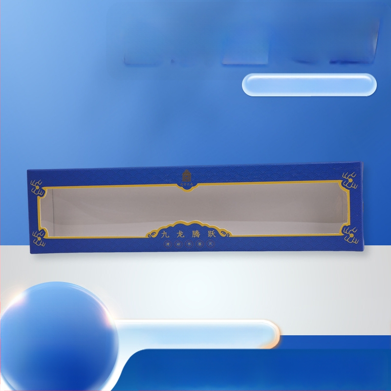 Cutie cadou cu fereastră personalizabilă – cutie de hârtie goală, cu mâner, culoare și imprimare a siglei