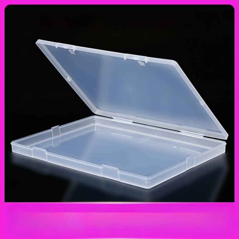 Cutie de ambalaj din plastic A5 cu accesorii, cutie mare plată, transparent PP