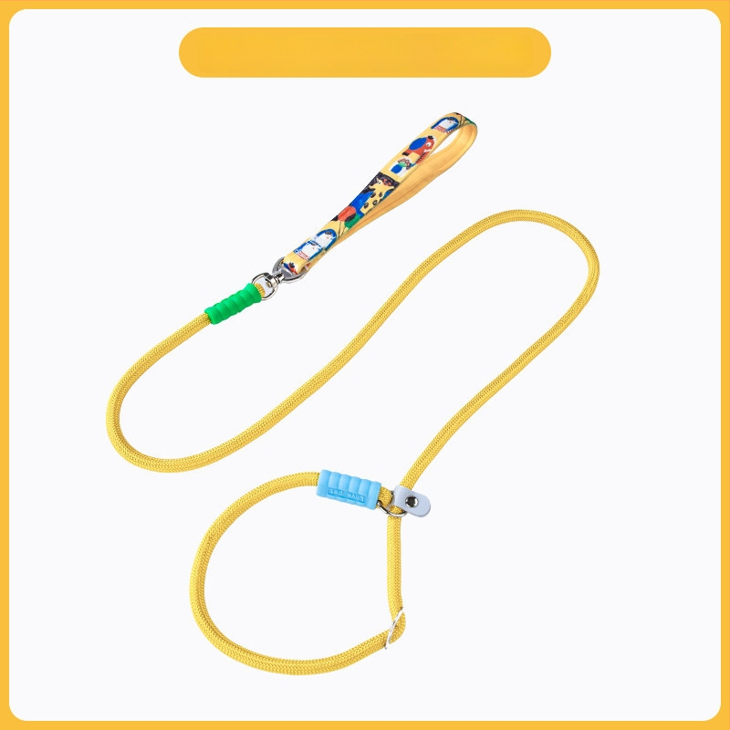 Lesă pentru câini P-Chain P-Rope, de la mic la mare, snur de plimbare rezistent la rupere