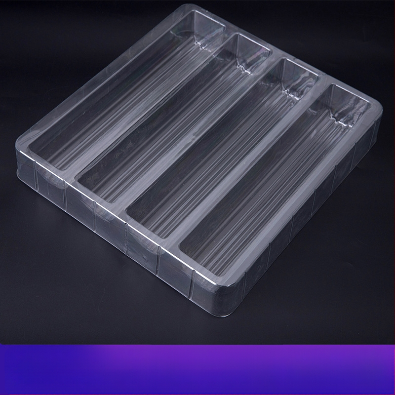 Caseta blister transparenta pentru componente ale tevi ondulate (PET/PS/PP)
