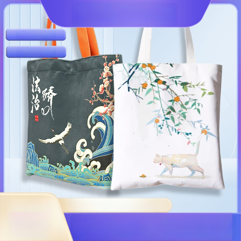 Geantă tote din pânză velurată cu personalizare DIY și ciucure, stil retro-literar, versatilă pentru muncă