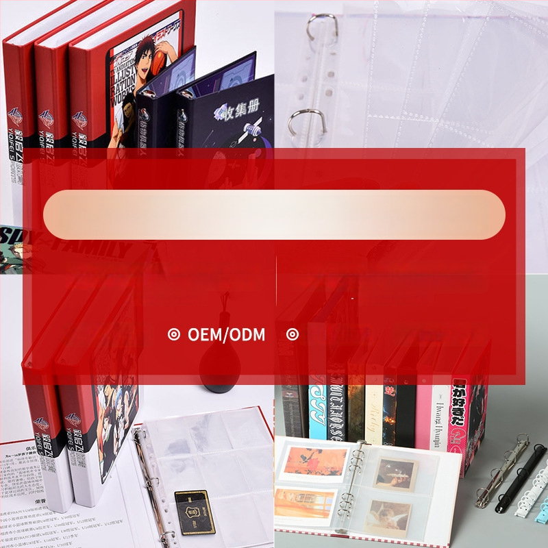 Album PU personalizat pentru carduri cu vedete din anime, album foto Polaroid, album de stocare pentru carduri pentru festivaluri de muzică