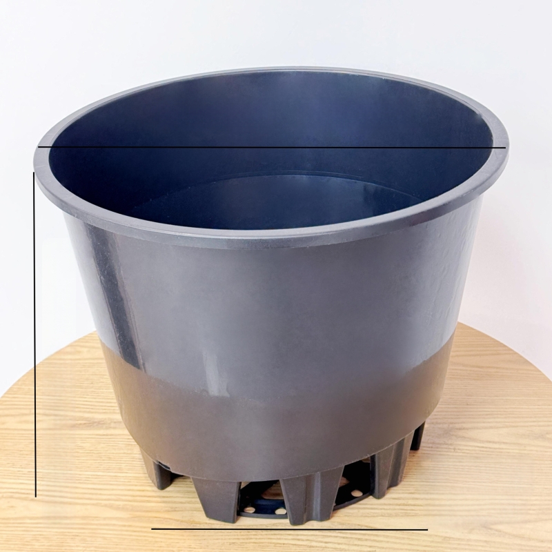 Vas pentru afine, 30 L, diametru mare, control al rădăcinilor, potrivit pentru căpșuni, pomi fructiferi, balcon și grădină de legume.