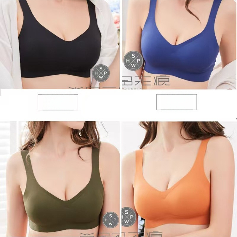 Sutien sport fără cusături, push-up, decolteu adânc în V, 4-a generație