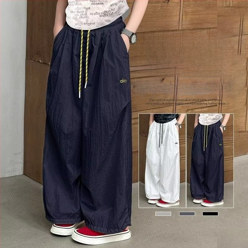 Pantaloni pentru fetițe, primăvară-toamnă, uscare rapidă, protecție împotriva țânțarilor, croială lejeră, largi