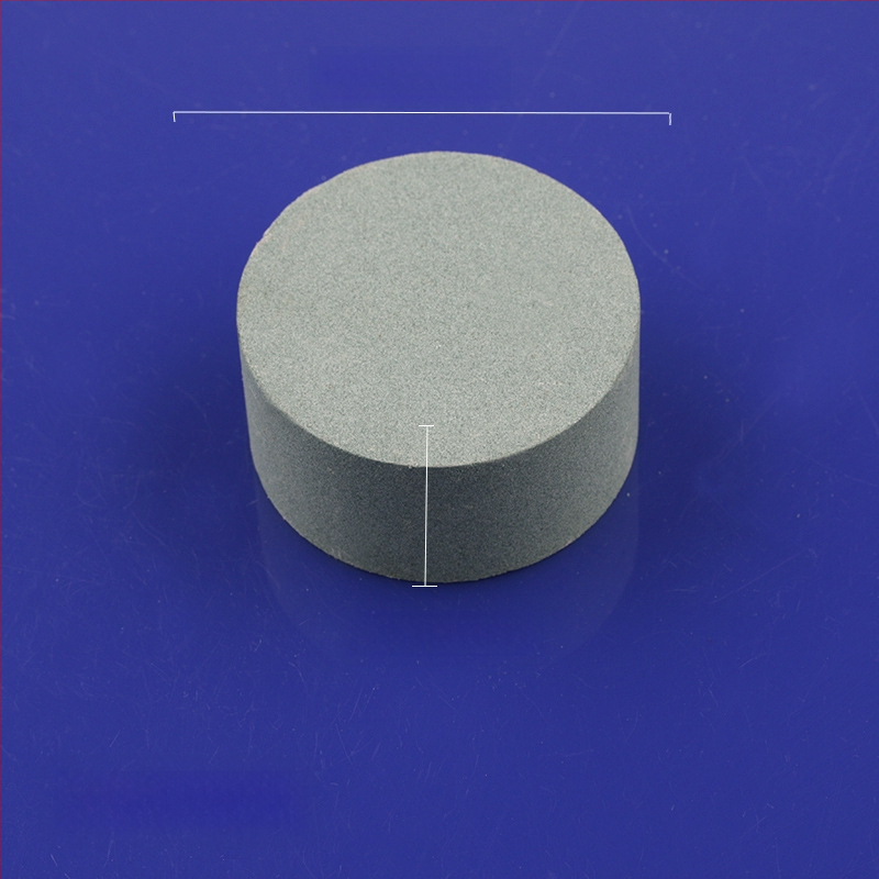 Piatră de ulei din siliciu carbid verde, cilindrică, 50x25 mm, pentru lustruire și șlefuire jad