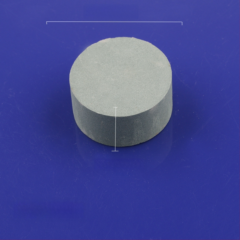 Piatră de ulei din siliciu carbid verde, cilindrică, 50x25 mm, pentru lustruire și șlefuire jad
