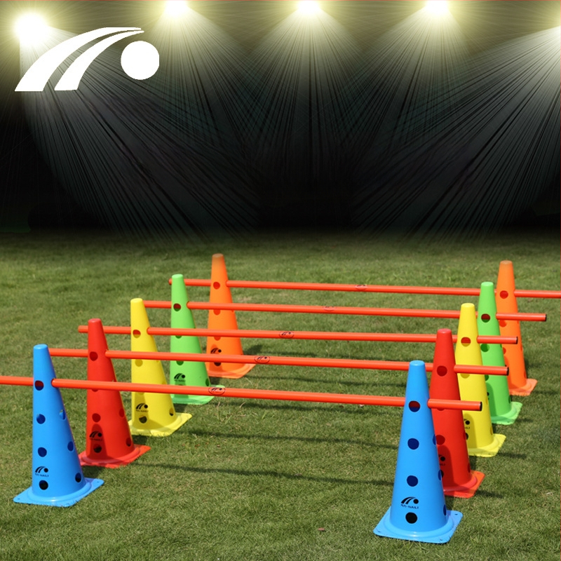 Naili 48 cm con de antrenament pentru fotbal, cu gaură – obstacol și con de marcaj colorat, design îngroșat