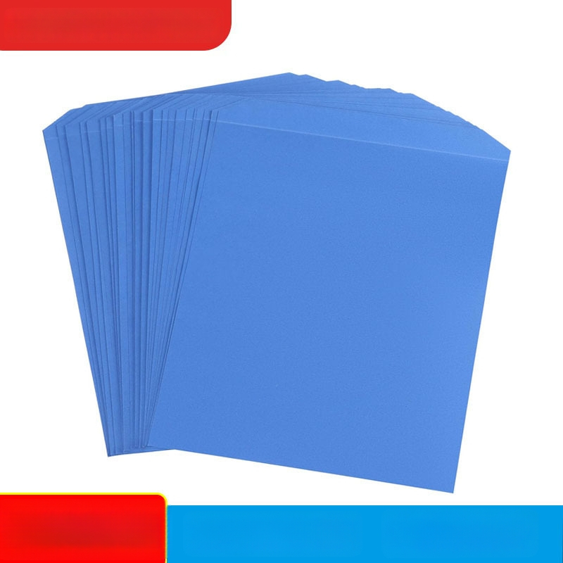 Plicuri din Kraft personalizate pentru documente, albastru A4, mai multe dimensiuni