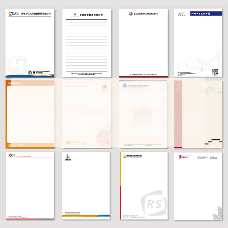 Hârtie antet A4/A5 cu logo imprimat pentru documente oficiale, potrivită pentru școli și comitete de sat, notițe de întâlnire