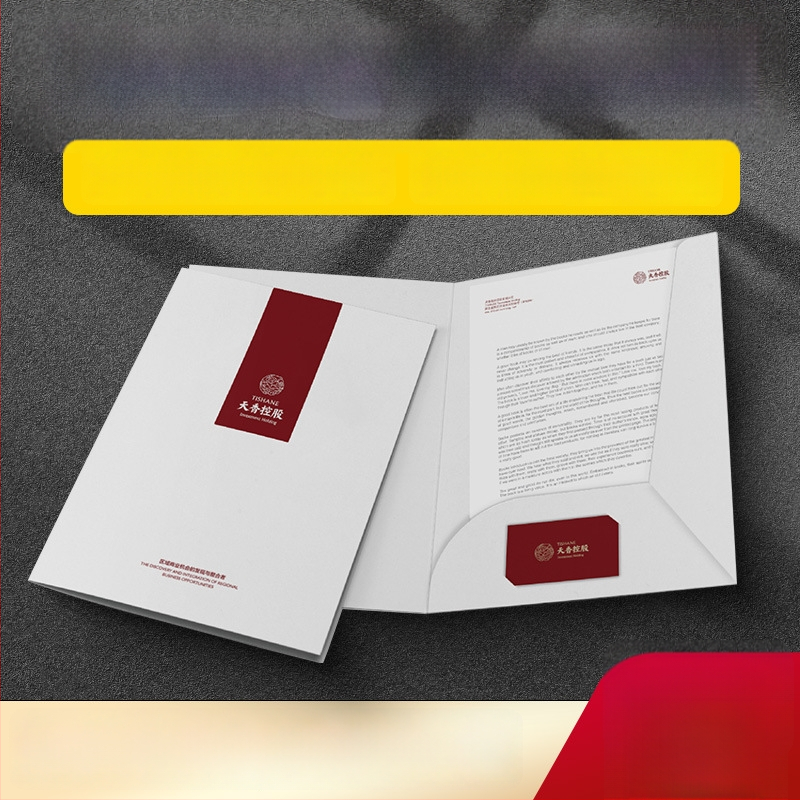Mapă color pentru licitații A5 – producție și imprimare; design și imprimare dosar contract pentru expoziții corporative (format A4)