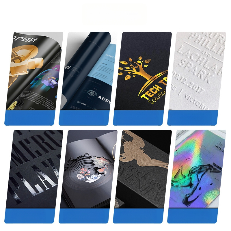 Imprimare personalizată a copertei pentru plic, broșură tri-fold pentru invitații corporative și mapă pentru documente