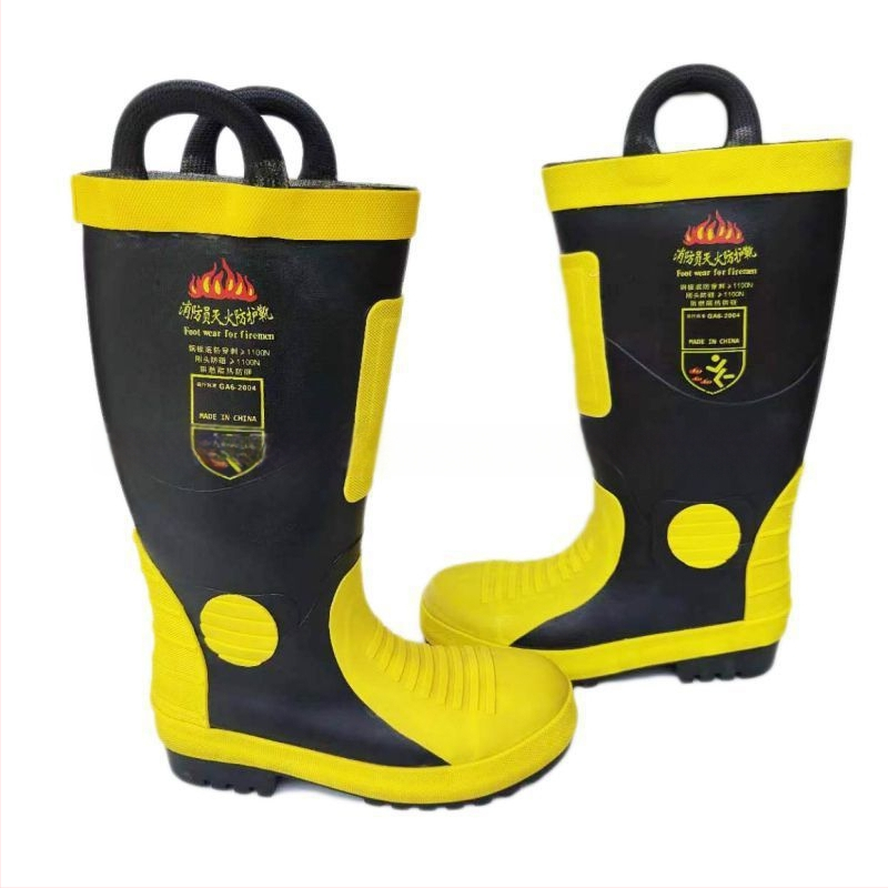 Ghete de protecție antiincendiu cu vârf din oțel, protecție la ploaie și la produsele chimice, pentru minerit și pescuit