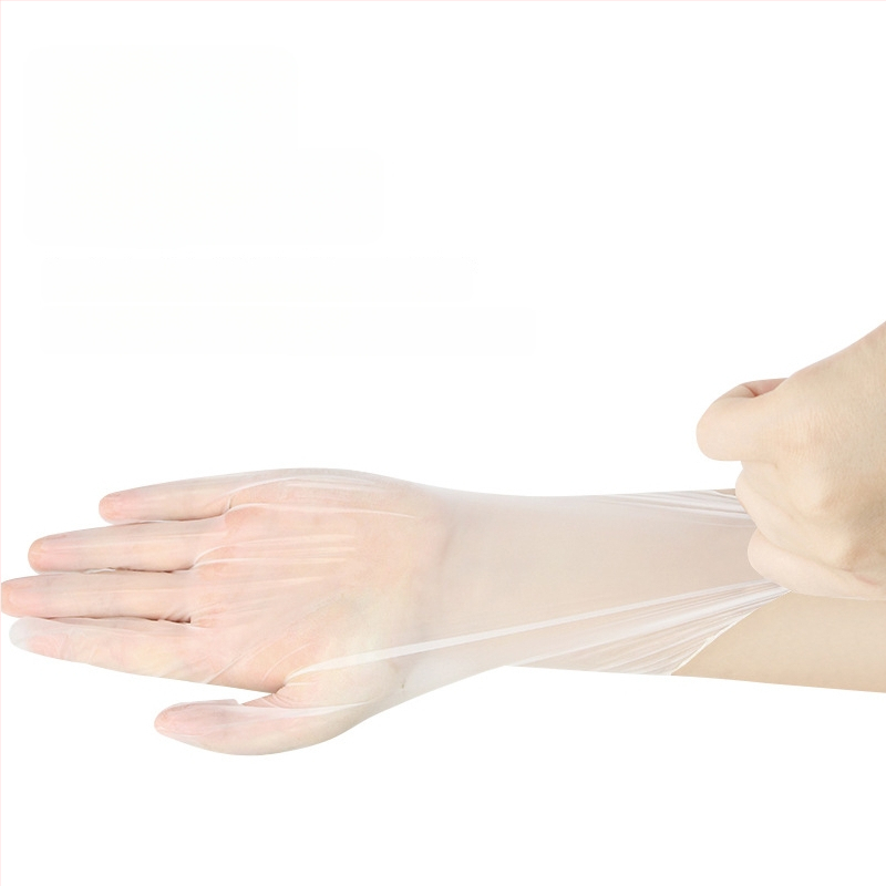 Mănuși din PVC pentru degete, de unică folosință, pentru frumusețe și tatuaje, transparente, antiderapante, mărimi S/M/L.