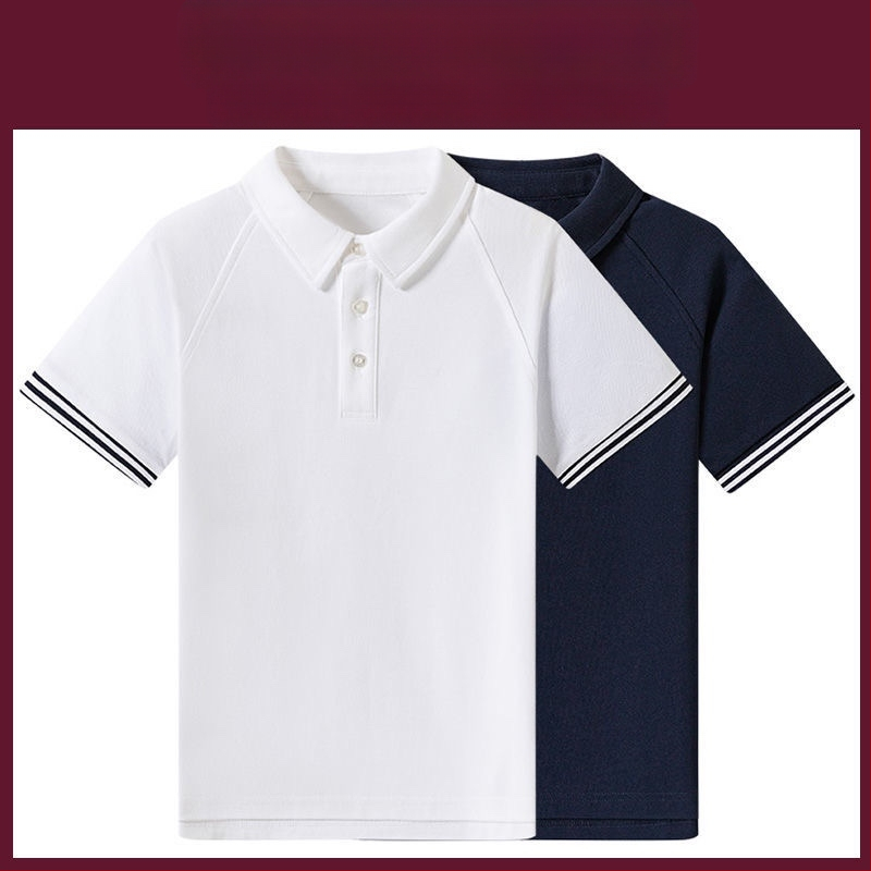 Chaiwanwa set uniformă școlară de vară pentru copii — tricou cu mânecă scurtă și pantaloni, unisex, în stil colegiu