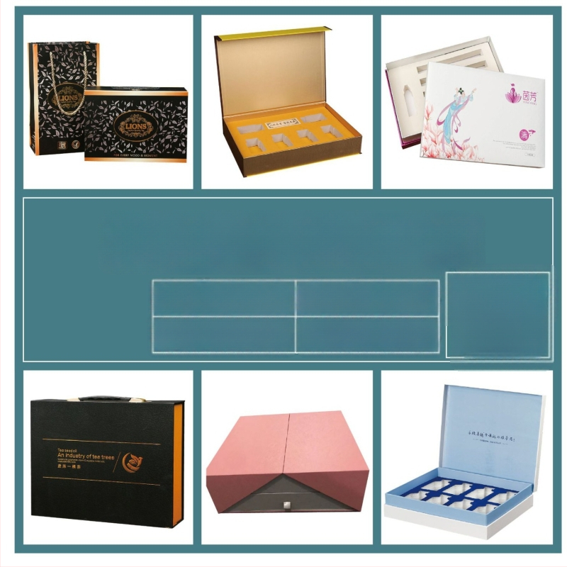 Cutie cadou personalizată în fabrică pentru ceai și produse de sănătate, cu capac cu două părți, potrivită pentru ambalarea vinului și utilizare zilnică din carton