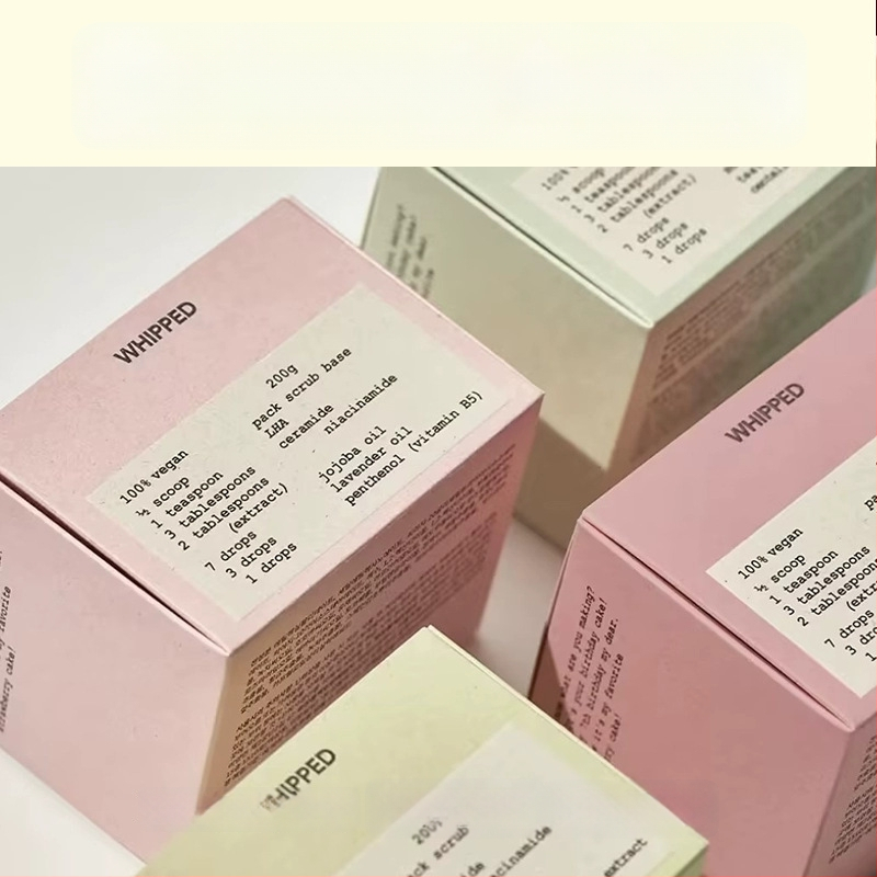 Cutie albă din carton pentru cadouri de machiaj – cutie-surpriză cu jucărie, imprimare cu temă ceai, imprimare în relief, cutie de deschidere prin rupere, personalizare în loturi mici