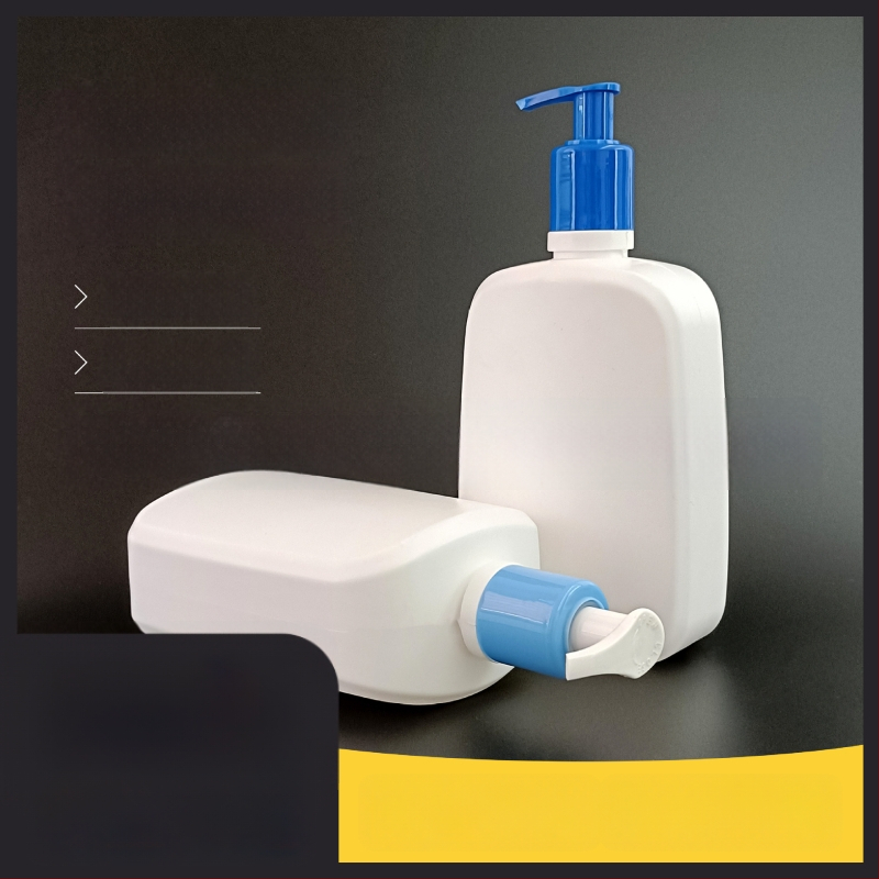 Ambalaj cosmetic Phaeton: sticlă de 500 ml cu dozare dublă, pompă apăsare, pentru loțiune, gel de duș și șampon