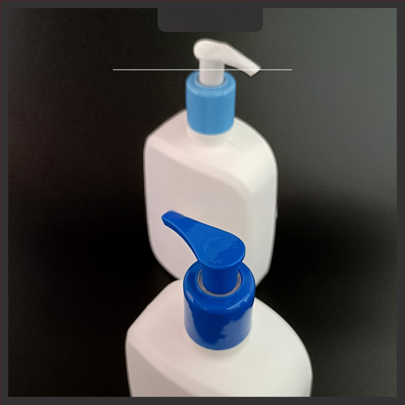 Ambalaj cosmetic Phaeton: sticlă de 500 ml cu dozare dublă, pompă apăsare, pentru loțiune, gel de duș și șampon