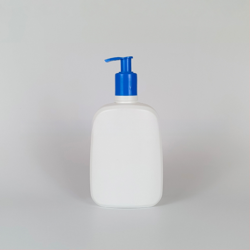 Ambalaj cosmetic Phaeton: sticlă de 500 ml cu dozare dublă, pompă apăsare, pentru loțiune, gel de duș și șampon