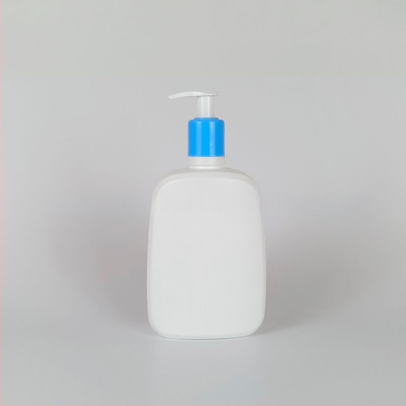 Ambalaj cosmetic Phaeton: sticlă de 500 ml cu dozare dublă, pompă apăsare, pentru loțiune, gel de duș și șampon