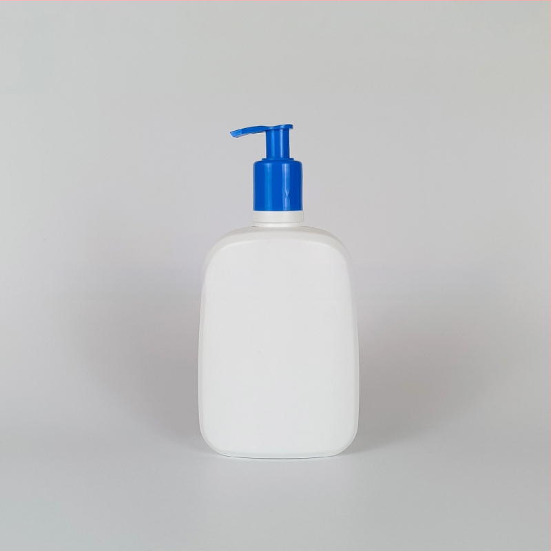 Ambalaj cosmetic Phaeton: sticlă de 500 ml cu dozare dublă, pompă apăsare, pentru loțiune, gel de duș și șampon