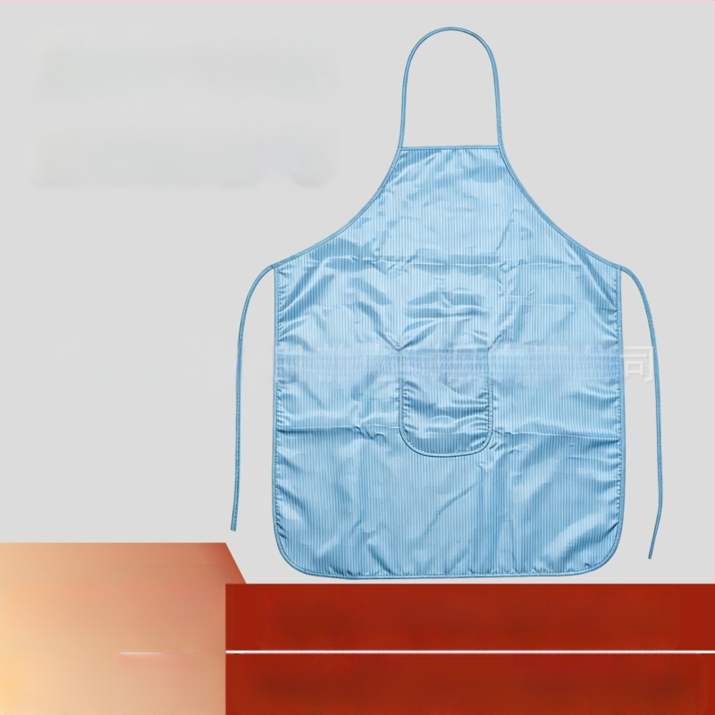 Șorț anti-static pentru fabrici și bucătării, șorț de protecție împotriva prafului pentru atelier, îmbrăcăminte de lucru curată.