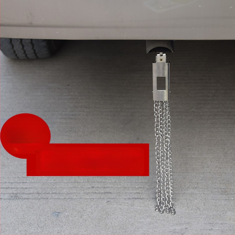 Eliminator electrostatic auto, bandă de împământare pentru conducta de evacuare, linie de descărcare suspendată