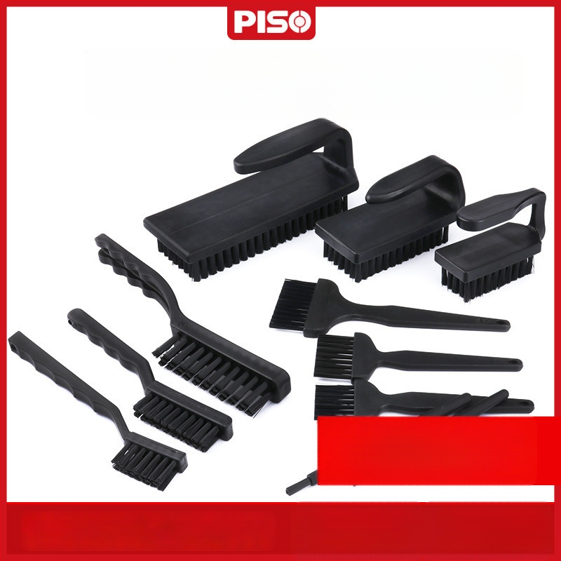 Perie antistatică cu peri duri pentru plăci PCB, mâner în formă de U, drept sau rotund