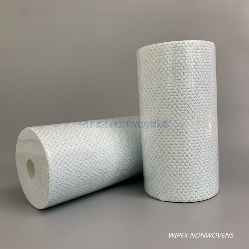 Weipa Ștergătoare Industriale din Material Nețesut, Multifuncționale, Fără praf, Rulou Mare, Albastru
