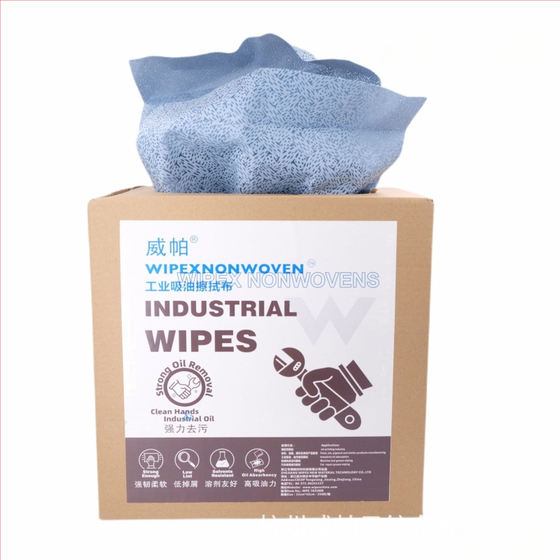Weipa Ștergătoare Industriale din Material Nețesut, Multifuncționale, Fără praf, Rulou Mare, Albastru