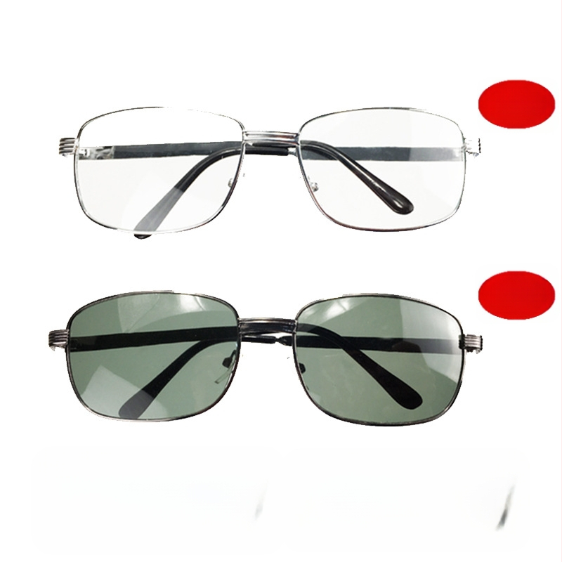 Ochelari de protecție industriali cu ramă din metal și lentile din sticlă, unisex, protecție împotriva vântului și prafului