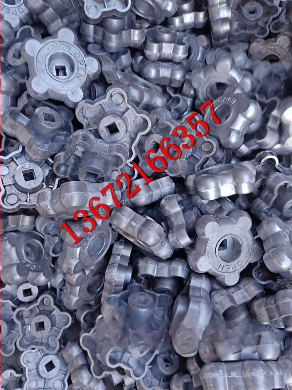 Roată de mână din aluminiu pentru oxigen și argon, 8x8 mm, mâner octagonal și hexagonal, întrerupător