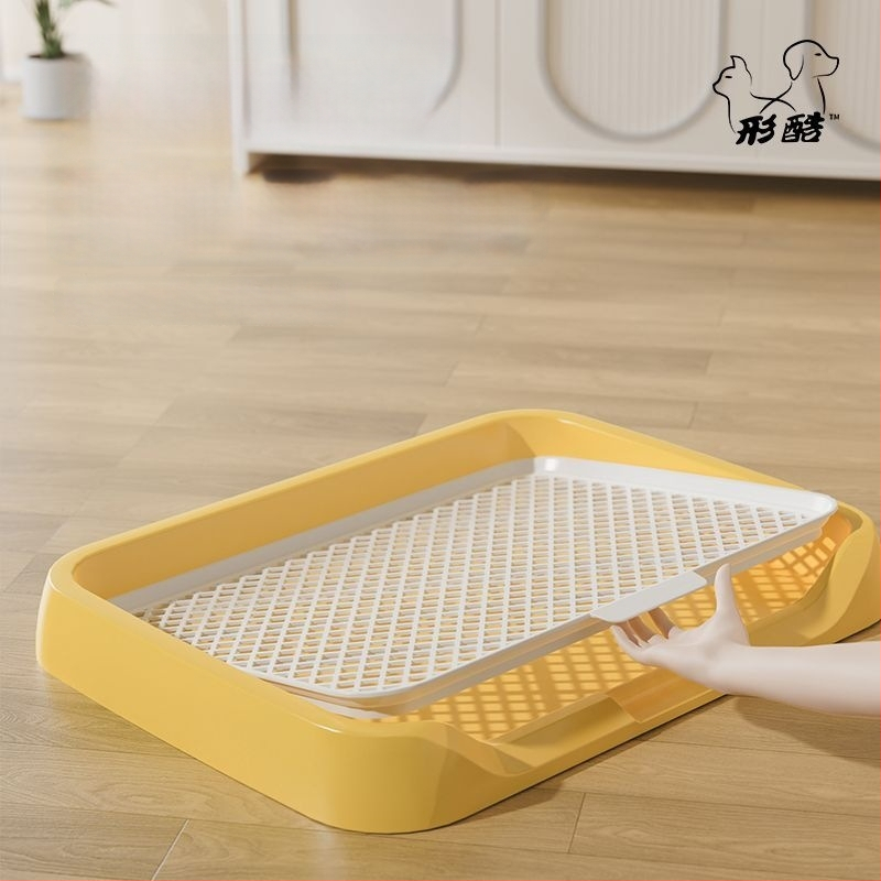 Toaletă pentru câini din oțel inoxidabil, bazin de urinare fix, formă elegantă, disponibilă în mărimi mari și medii