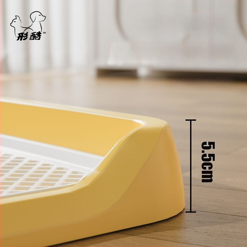 Toaletă pentru câini din oțel inoxidabil, bazin de urinare fix, formă elegantă, disponibilă în mărimi mari și medii