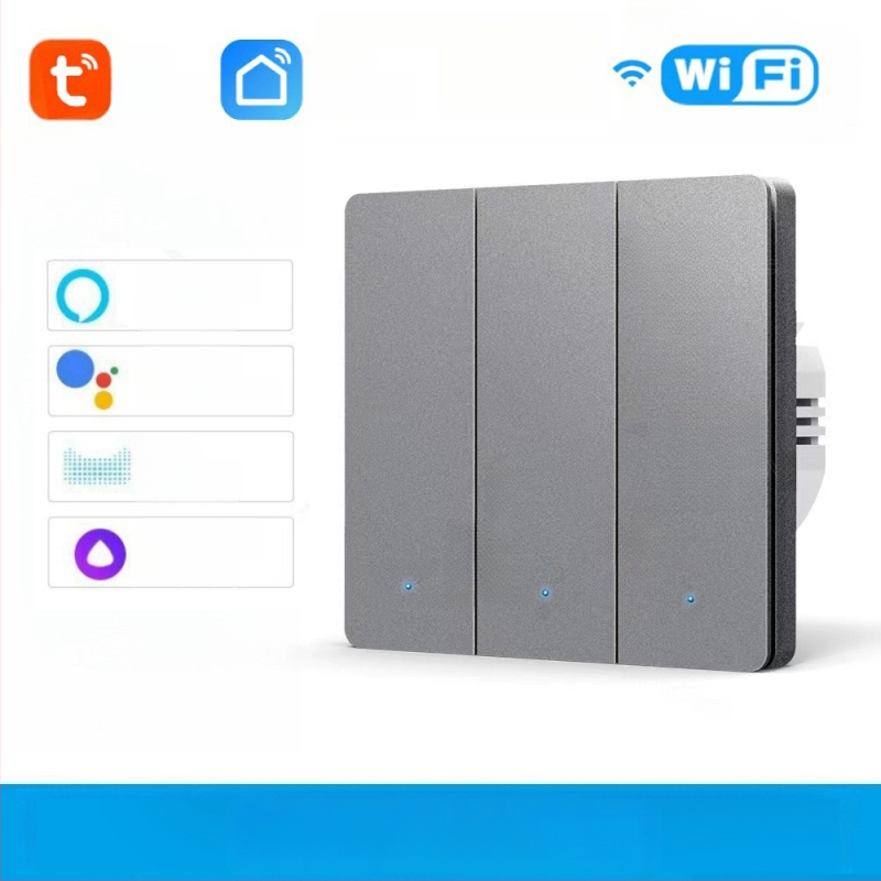 Comutator WiFi cu T34, Bluetooth, 433 MHz, mod dual și mod tri, control de la distanță prin aplicație, panou cu puncte