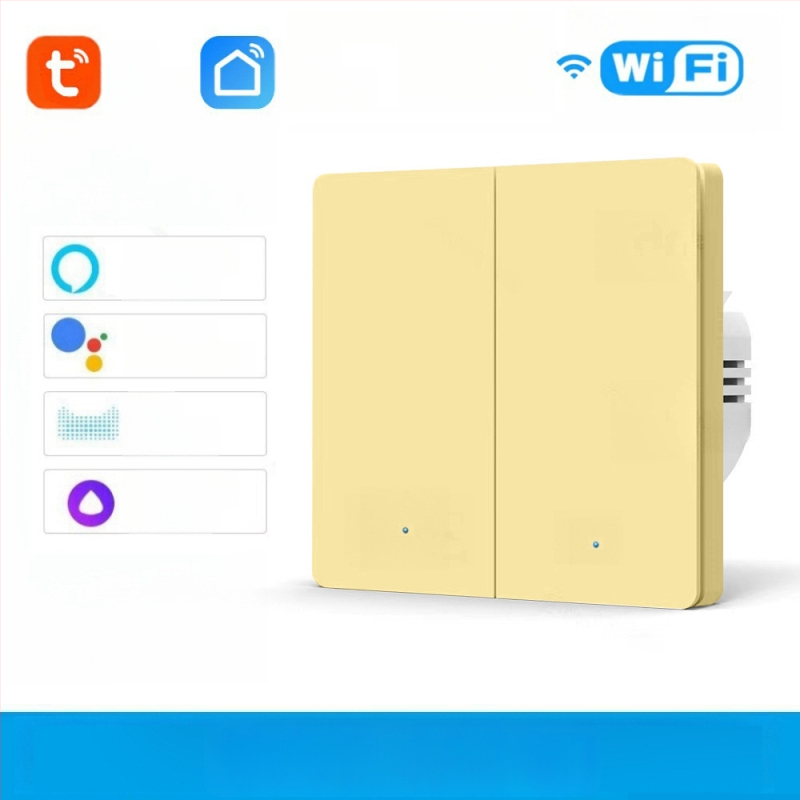 Comutator WiFi cu T34, Bluetooth, 433 MHz, mod dual și mod tri, control de la distanță prin aplicație, panou cu puncte