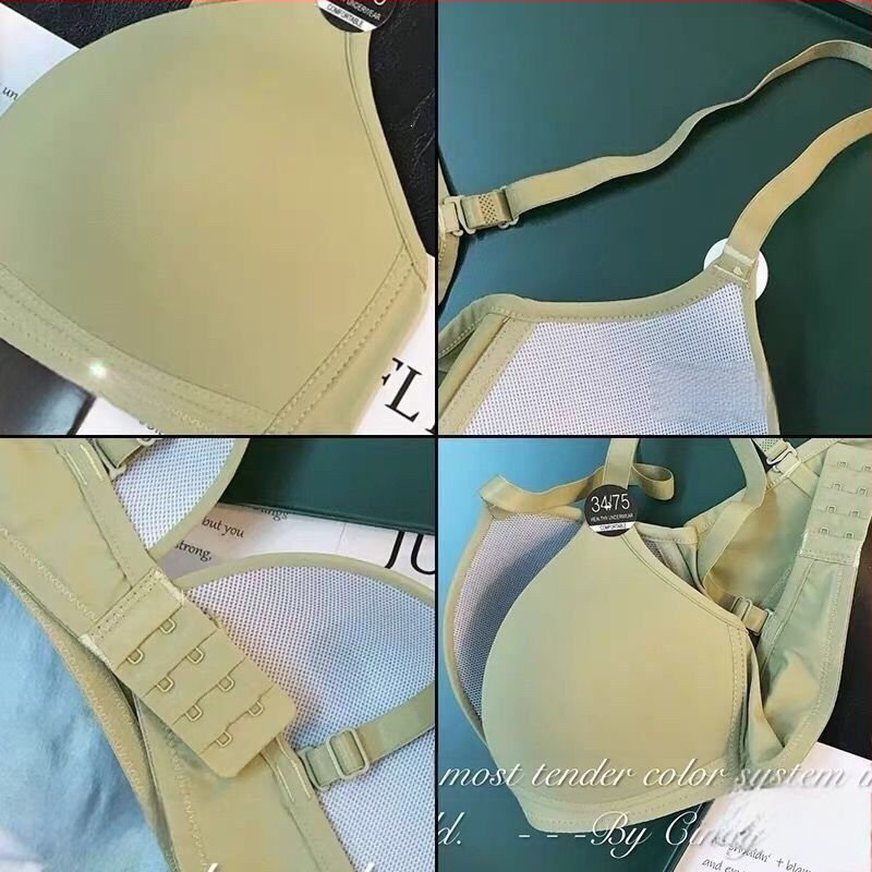Sutien subtire în stil franțuzesc pentru sâni mici, susținere și modelare, fără sârmă, fără cusături, cupe triunghiulare