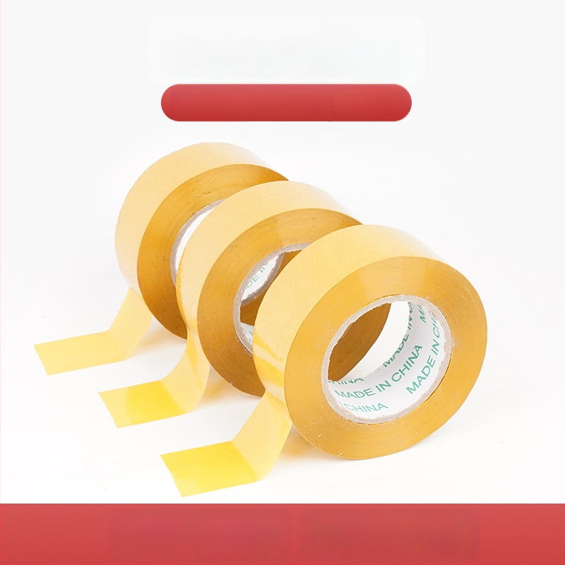 Bandă de ambalat, 48 mm x 100 m, bej transparent, aderență puternică