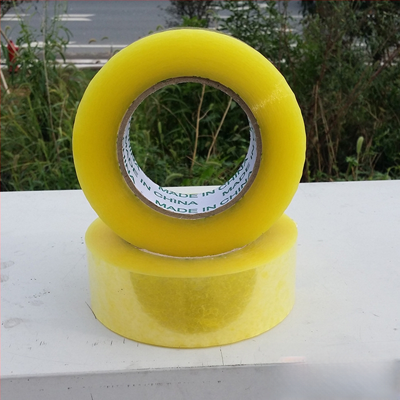 Bandă de ambalat, 48 mm x 100 m, bej transparent, aderență puternică