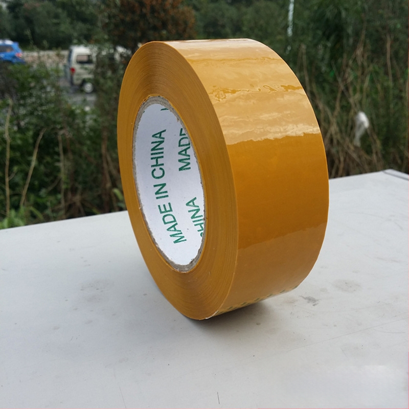Bandă de ambalat, 48 mm x 100 m, bej transparent, aderență puternică