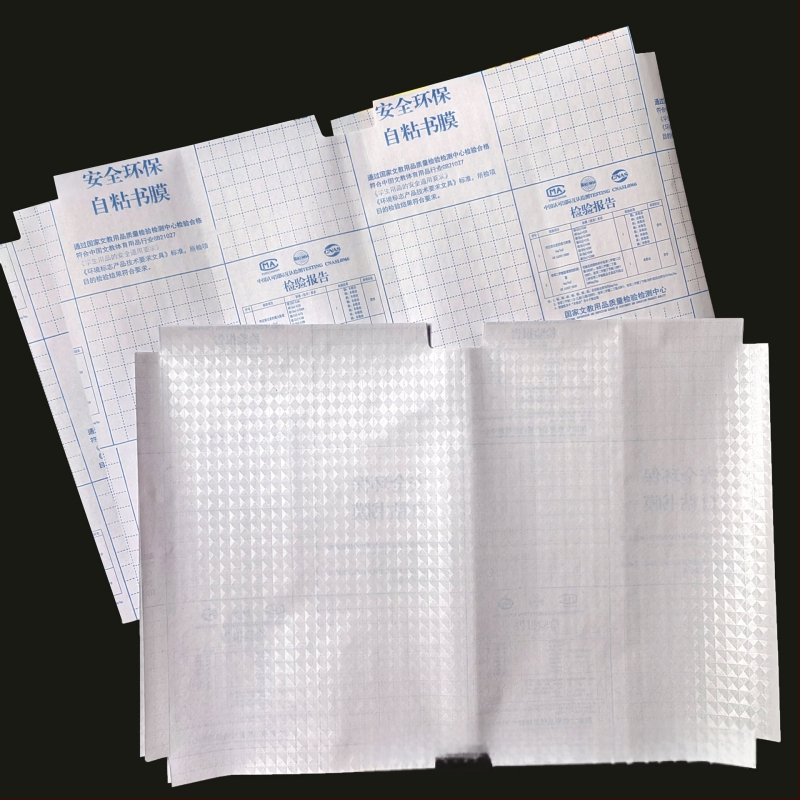 Hundred Birds Capac de carte în trei părți, plastic impermeabil, întărit, pentru format A4/16K, școala primară